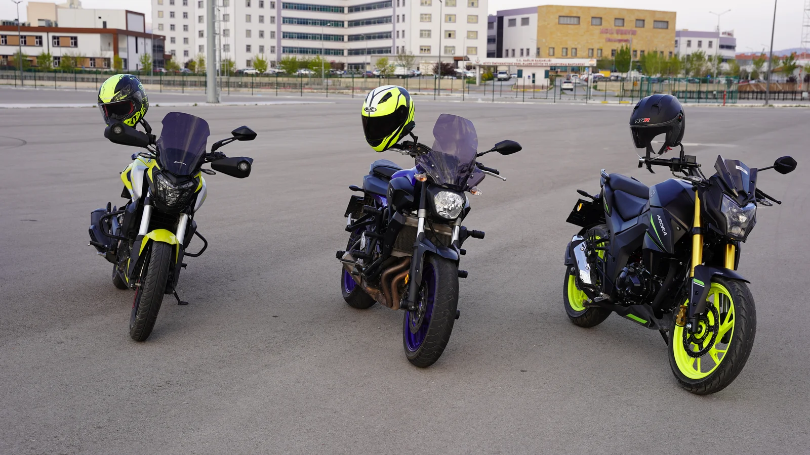 Akar Sürücü Kursu motosiklet eğitim araçları
